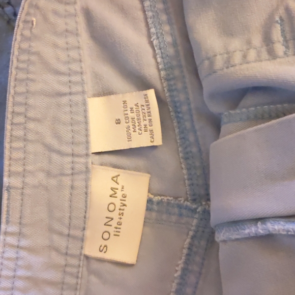 Sonoma shorts size 8. Light blue color - Picture 6 of 7